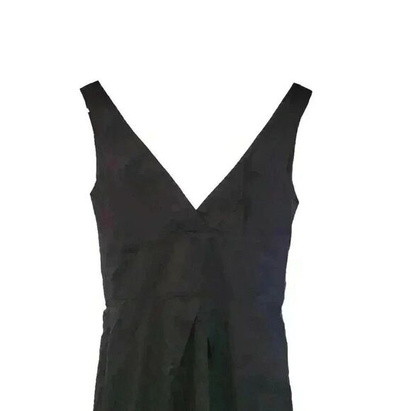 Diane von Furstenberg Women's Black Cotton/Poly Lined Cocktail Party Dress - Picture 7 of 10